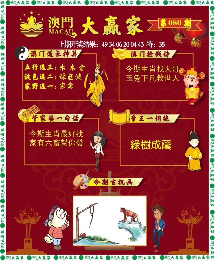 080期大赢家[图]